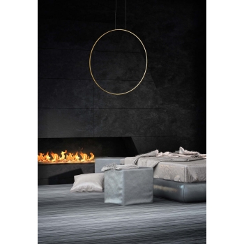 MIRROR L arany 1x50W LED-es függőlámpa Light Prestige