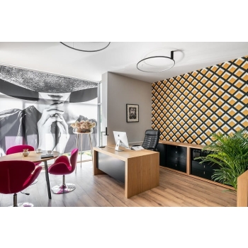 Plafond RING S fekete 1xLED CCT Light Prestige fényszóró