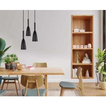 SOLIN függőlámpa fekete 3x60W E27 Light Prestige fekete fény