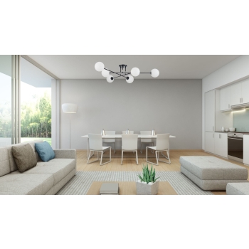 DORADO fekete 6x40W G9 mennyezeti lámpa Light Prestige