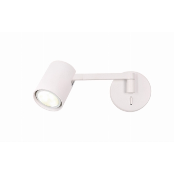 SNOW fali lámpa meghosszabbított karral fehér 1x40W GU10 Light Prestige