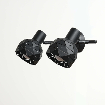 REUS mennyezeti lámpa fekete 2x40W E14 Light Prestige
