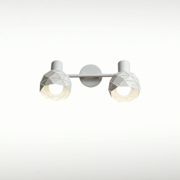REUS mennyezeti lámpa fehér 2x40W E14 Light Prestige