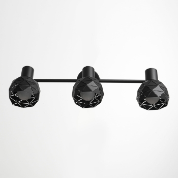 REUS mennyezeti lámpa fekete 3x40W E14 Light Prestige