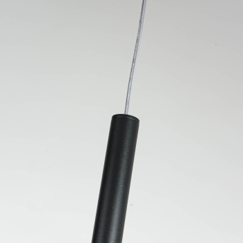 LUNGO függőlámpa fekete 1x5W G9 fény Prestige