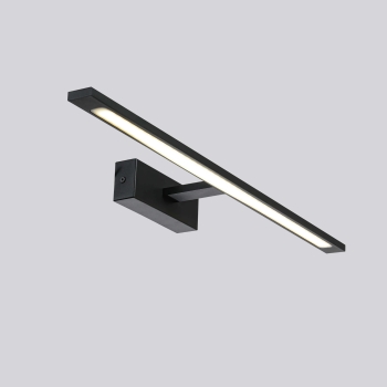 Fali lámpa ISLA fekete IP44 1x20W LED 62cm Light Prestige fali lámpa fekete színben
