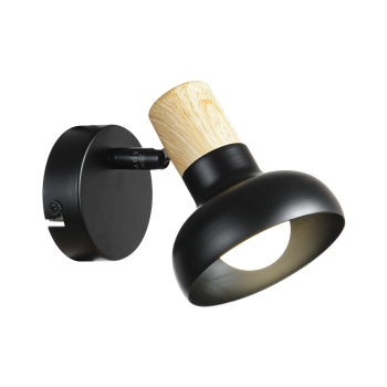 Fali lámpa AREZZO fekete 1x40W E14 Light Prestige