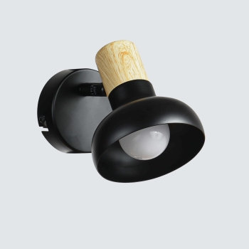 Fali lámpa AREZZO fekete 1x40W E14 Light Prestige