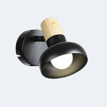 Fali lámpa AREZZO fekete 1x40W E14 Light Prestige
