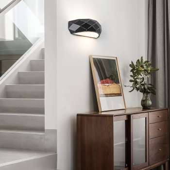 Fali lámpa REUS fekete 1x40W E27 Light Prestige