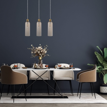 PIEGA füstölt 3x40W E14 függesztéklámpa Light Prestige