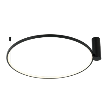 Plafond RING L fekete 1xLED CCT Light Prestige fényszóró
