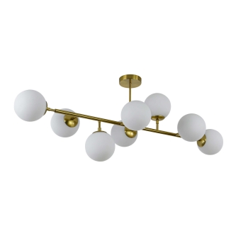 DORADO arany 8x40W E14 függőlámpa Light Prestige