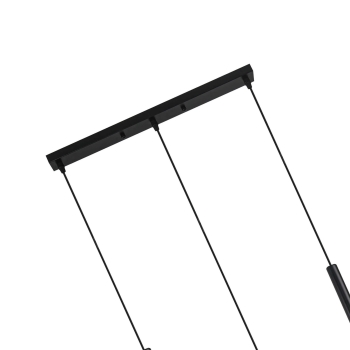 SOLIN függőlámpa fekete 3x60W E27 Light Prestige fekete fény