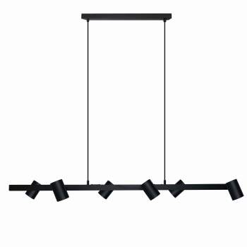 SNOW függőlámpa fekete 6x50W GU10 Light Prestige fény