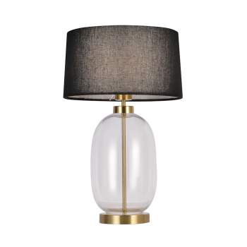 AMUR átlátszó 1x60W E27 asztali lámpa Light Prestige