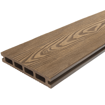 BERGDECK S140 kompozit deszkázat, sötét teak 220 x 14 x 2,5 cm