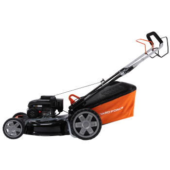 Motoros fűnyíró, 4 az 1-ben, 51 cm, 4,5 LE, 65 literes fűgyűjtő doboz, acél ház