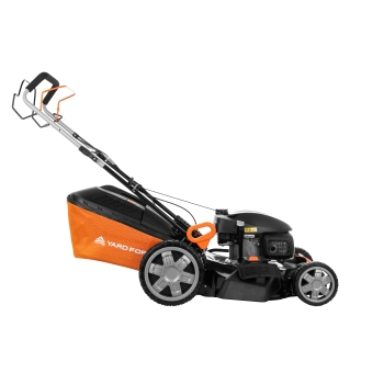 Motoros fűnyíró, 4 az 1-ben, 51 cm, 4,8 LE, 65 literes fűgyűjtő, Honda motor, acél ház, motoros fűnyírógép.