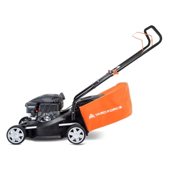 3 az 1-ben benzinmotoros fűnyíró, 40 cm, 2,9 LE, 45 literes fűgyűjtő doboz, műanyag burkolat