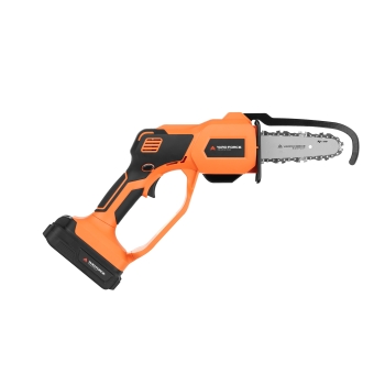 Mini láncfűrész 20 V, 2,0 Ah, 13 cm-es vezető rúddal