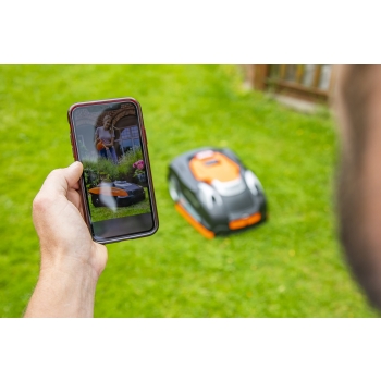 NX fűnyíró robot, 1000 m2-ig terjedő felület, ultrahangos, wifi, applikáció, lengyel nyelv.