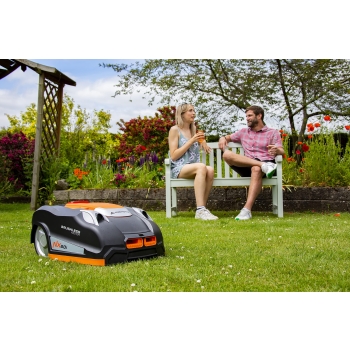 NX fűnyíró robot, 1000 m2-ig terjedő felület, ultrahangos, wifi, applikáció, lengyel nyelv.